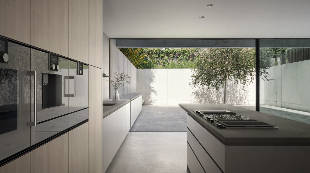 Lò nướng kèm hấp Gaggenau BSP25 Series 200 âm tủ