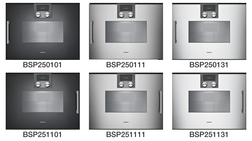 Lò nướng kèm hấp Gaggenau BSP25 Series 200 âm tủ