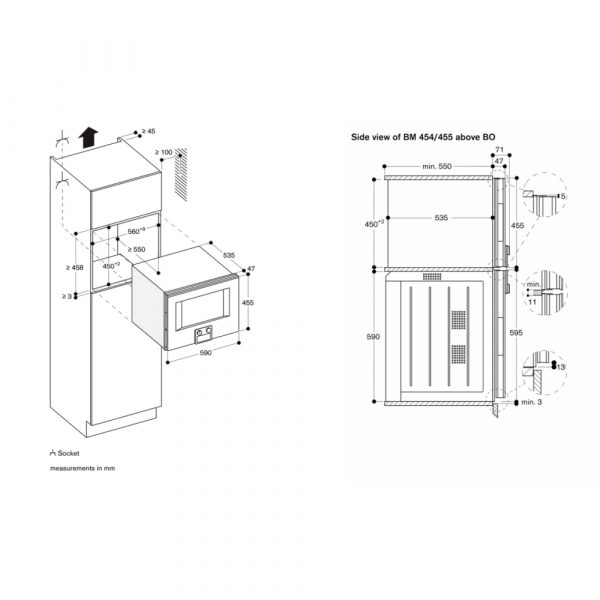 lo nuong kem vi song gaggenau 400 series am tu 7