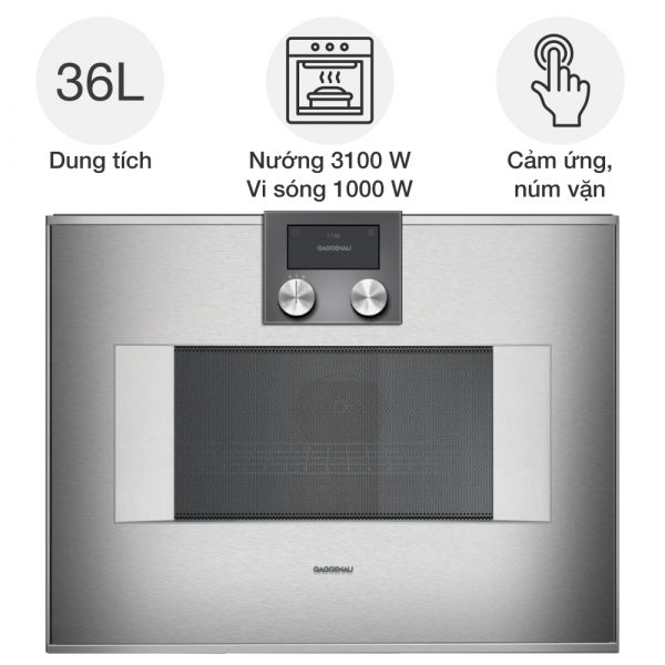 lo nuong kem vi song gaggenau 400 series am tu 9