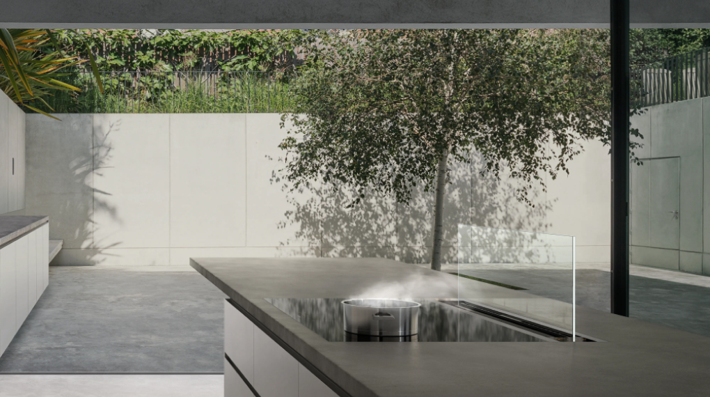 Máy hút mùi âm bàn Gaggenau AL200180 Serie 200 - Các kiểu lắp đặt máy hút mùi Máy hút mùi âm bàn Gaggenau AL200180 Serie 200