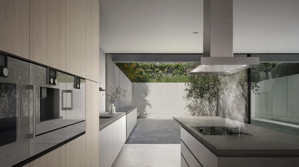 Lựa chọn lý tưởng cho không gian bếp hiện đại may hut mui bep dao gaggenau ai240191 200 serie 2