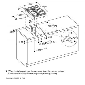 Bếp gas domino lắp âm Gaggenau VG425115F Vario Series 400 22 bep gas domino lap am gaggenau vg425115f vario series 400 19