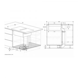 bep tu kem hut mui gaggenau cv492105 series 400 7400 w 11
