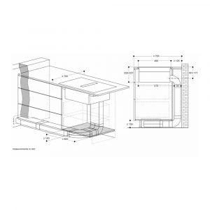 bep tu kem hut mui gaggenau cv492105 series 400 7400 w 14