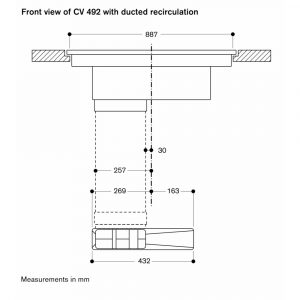 bep tu kem hut mui gaggenau cv492105 series 400 7400 w 6