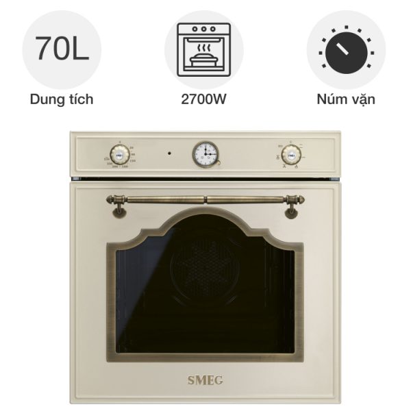 lo nuong smeg cortina sf67c1po am tu
