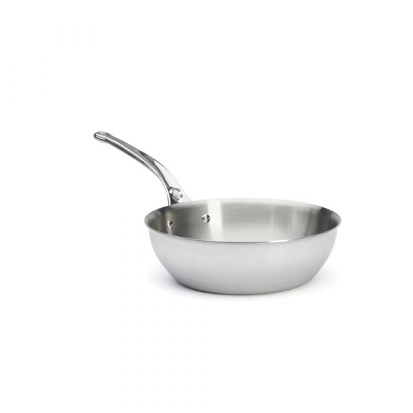 chao inox de buyer 3736 rounded saute pan affinity 14