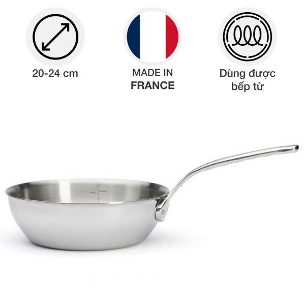 chao inox de buyer 3736 rounded saute pan affinity