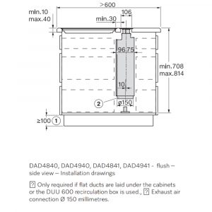 Máy hút mùi âm bàn Miele DAD 4841 Levantar 14 may hut mui am ban miele dad 4841 levantar 10