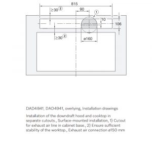 Máy hút mùi âm bàn Miele DAD 4841 Levantar 18 may hut mui am ban miele dad 4841 levantar 14