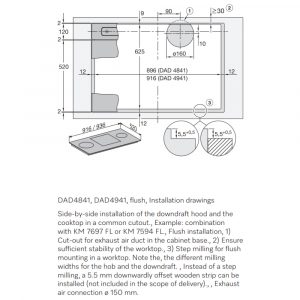 Máy hút mùi âm bàn Miele DAD 4841 Levantar 21 may hut mui am ban miele dad 4841 levantar 17