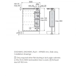 Máy hút mùi âm bàn Miele DAD 4841 Levantar 25 may hut mui am ban miele dad 4841 levantar 21