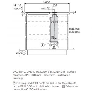 Máy hút mùi âm bàn Miele DAD 4841 Levantar 13 may hut mui am ban miele dad 4841 levantar 9