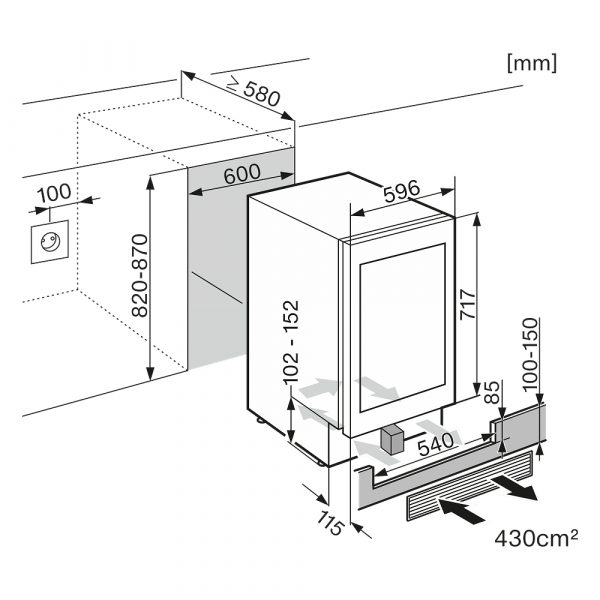 tu bao quan ruou vang miele kwt 6322 ug 1 34 chai am tu 15
