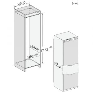 tu lanh am tu miele 294 lit cooler k 7747 c 125 gala ed 14
