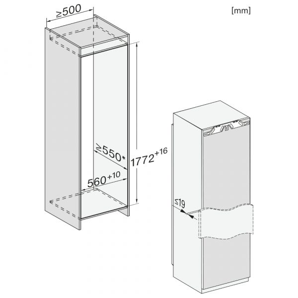 tu lanh am tu miele 294 lit cooler k 7747 c 125 gala ed 14