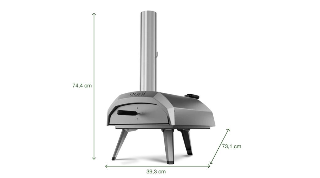 Lò nướng Pizza ngoài trời Ooni UU-P29400 Karu 12 1st Generation - Thông số lắp đặt lo nuong pizza ngoai troi ooni uu p29400 karu 12 1st generation 22