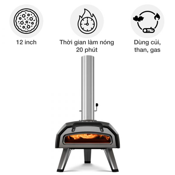 lo nuong pizza ngoai troi ooni uu p30300 karu 2 2nd generation