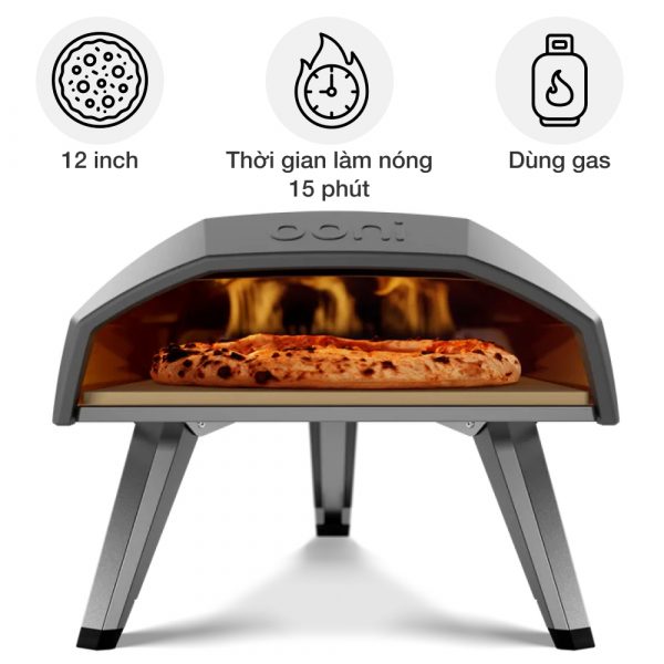 lo nuong pizza ooni koda 12