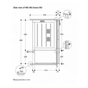 ngan giu am gaggenau 54 lit ws462112 series 400 3