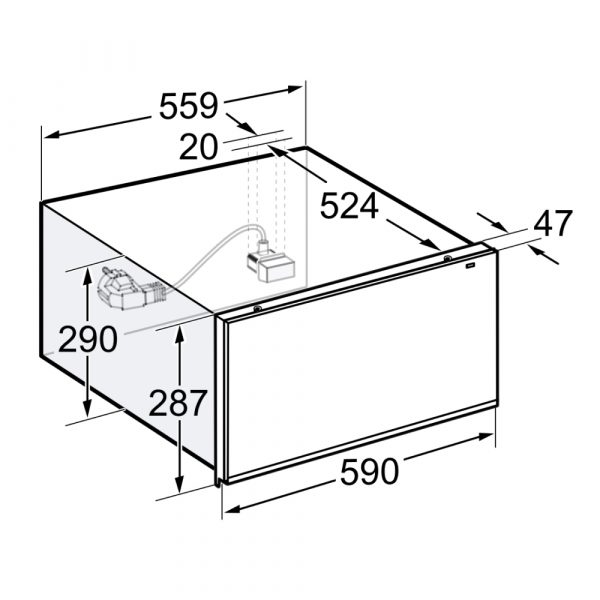 ngan giu am gaggenau 54 lit ws462112 series 400 9