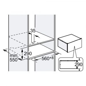 Ngăn giữ ấm Gaggenau 54 lít WSP222102 Series 200 12 ngan giu am gaggenau 54 lit wsp222102 series 200 1