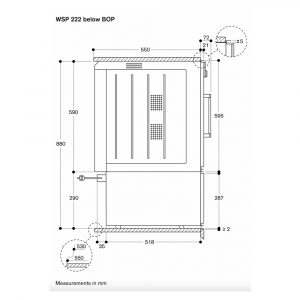 Ngăn giữ ấm Gaggenau 54 lít WSP222102 Series 200 13 ngan giu am gaggenau 54 lit wsp222102 series 200 3