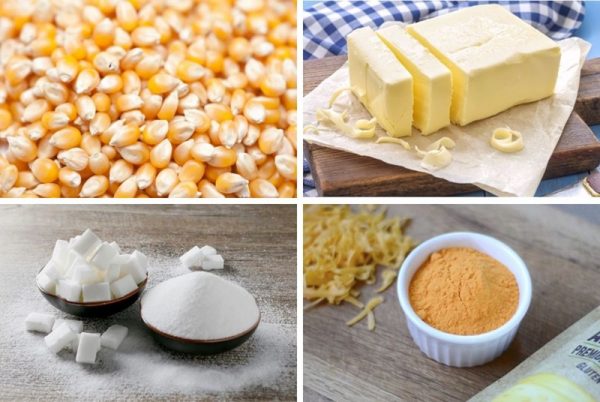 Cách làm bắp rang bơ bằng nồi chiên không dầu siêu tốc trong 15 phút 1 Nguyên liệu đơn giản cho món bắp rang bơ thơm ngon tại nhà