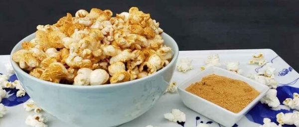 bắp rang bơ bằng nồi chiên không dầu