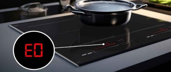 bếp từ báo lỗi E0