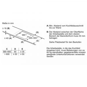 Bếp từ đa điểm Bosch PXX690HC1E Series 6 Accent Line 7400 W 12 bep tu da diem bosch pxx690hc1e series 6 accent line 7400 w 8
