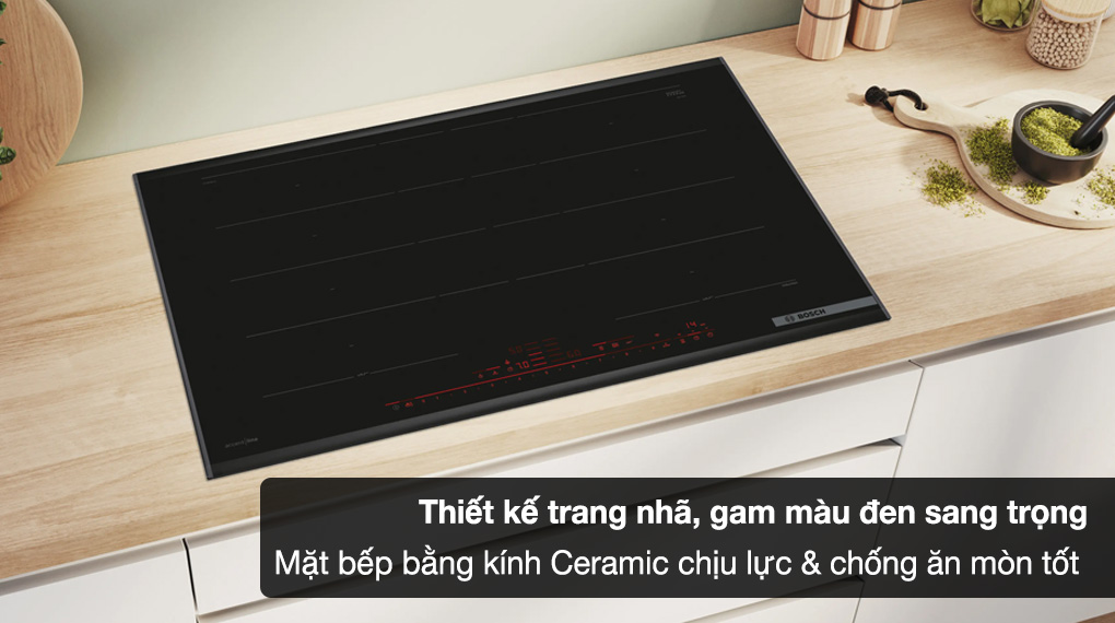 Bếp từ đa điểm Bosch PXY895DV1E Series 8 Accent Line 7400 W-Tổng quan thiết kế Bếp từ đa điểm Bosch PXY895DV1E Series 8 Accent Line 7400 W-Tổng quan thiết kế