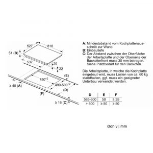 Bếp từ đa điểm Bosch PXY895DV1E Series 8 Accent Line 7400 W 13 bep tu da diem bosch pxy895dv1e series 8 accent line 7400 w 7
