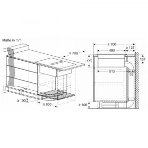 Bếp từ đa điểm kèm hút mùi Bosch PXX890D51E Series 8 Accent Line 7400 W 17 bep tu da diem kem hut mui bosch pxx890d51e series 8 accent line 7400 w 14