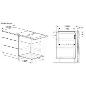 Bếp từ đa điểm kèm hút mùi Bosch PXX890D51E Series 8 Accent Line 7400 W 20 bep tu da diem kem hut mui bosch pxx890d51e series 8 accent line 7400 w 17
