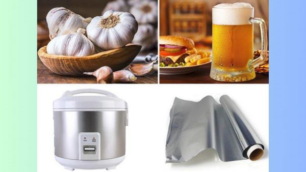 Chi Tiết Cách Làm Tỏi Đen Đơn Giản Bằng Nồi Cơm Điện Tại Nhà 2 Bọc tỏi bằng giấy bạc giúp giữ ẩm, giúp tỏi lên men đều và không bị khô trong quá trình ủ