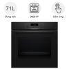 Lò nướng kèm hấp Bosch HQA4720B3 Series 4 Accent Line âm tủ 1 lo nuong kem hap bosch hqa4720b3 series 4 accent line am tu