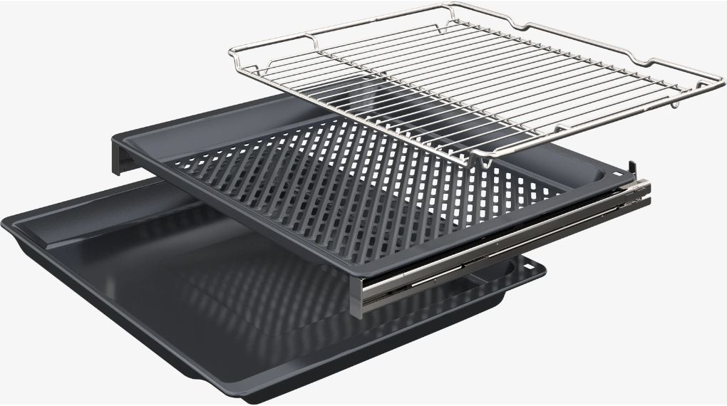 Lò nướng hơi nước Bosch HQA4720B3 Series 4 Accent Line âm tủ - Phụ kiện lo nuong kem hap bosch hqa4720b3 series 4 accent line am tu 2 1