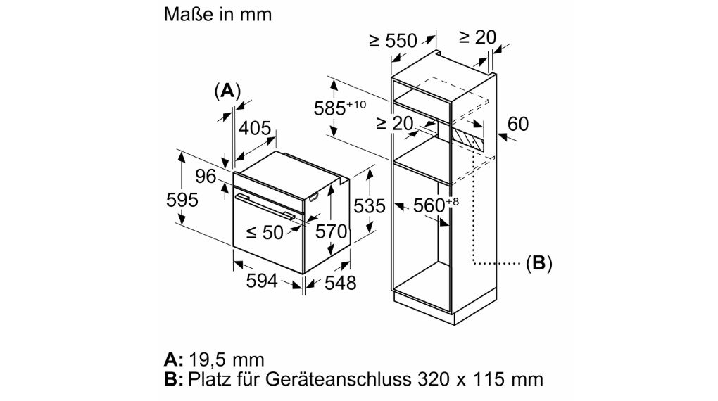 Lò nướng hơi nước Bosch HQA4720B3 Series 4 Accent Line âm tủ - Lắp đặt 1 lo nuong kem hap bosch hqa4720b3 series 4 accent line am tu 3 1
