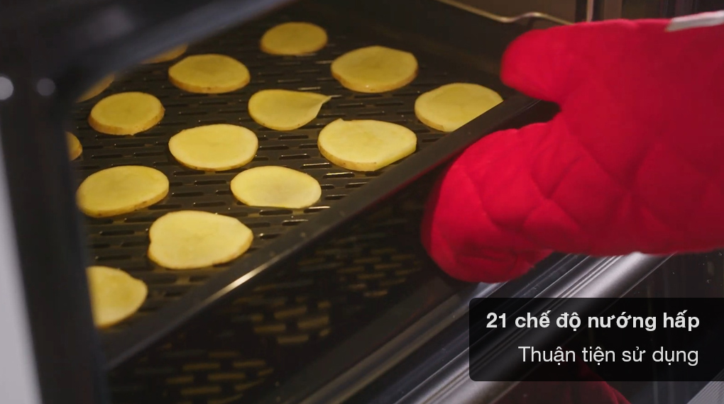 Lò nướng kèm hấp Bosch HSG7584B1 Series 8 âm tủ-Trang bị 21 chế độ nướng hấp linh hoạt Lò nướng kèm hấp Bosch HSG7584B1 Series 8 âm tủ-Trang bị 21 chế độ nướng hấp linh hoạt