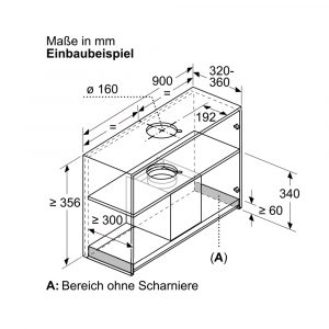 Máy hút mùi âm tủ Bosch DBB97DP60 series 6 Accent Line 20 may hut mui am tu bosch dbb97dp60 series 6 accent line 3 1