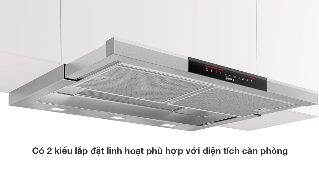 Máy hút mùi âm tủ Bosch DFS097K51 Series 8 Accent Line-Có 2 kiểu lắp đặt Máy hút mùi âm tủ Bosch DFS097K51 Series 8 Accent Line-Có 2 kiểu lắp đặt