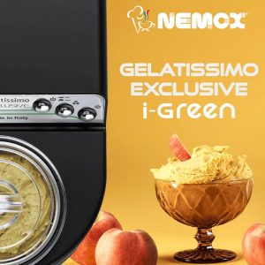 Máy làm kem mini Nemox 003A6102 Gelatissimo Exclusive i-Green 1,5 lít 11 may lam kem mini nemox 003a6102 gelatissimo exclusive i green 9