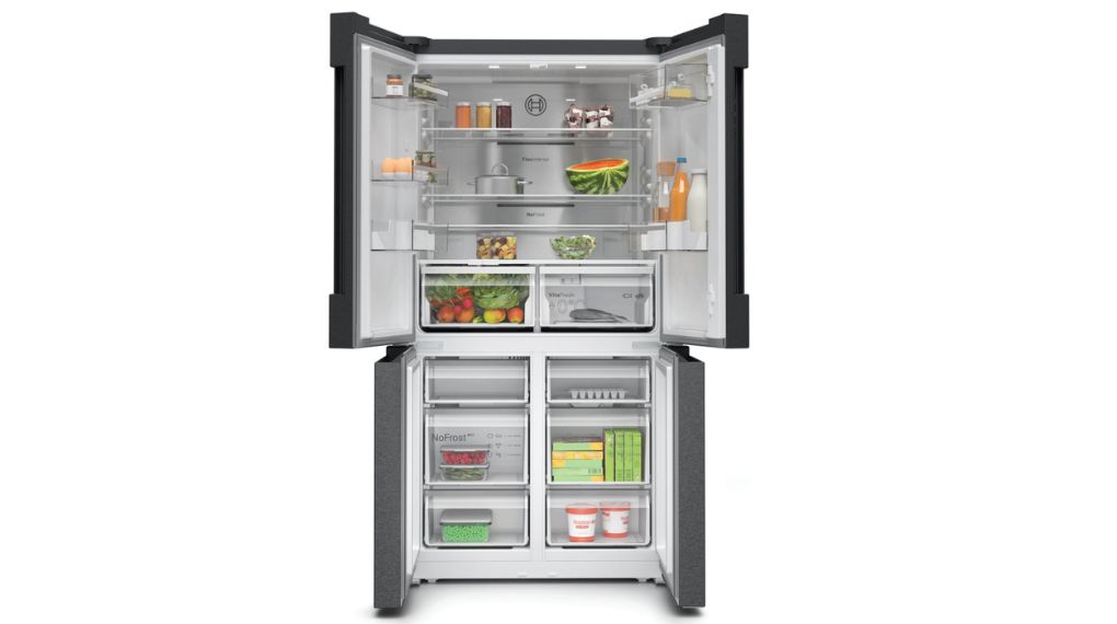 Tủ lạnh Bosch 605 lít KFN96AXEA Series 4 Accent Line - hệ thống khay chứa 2