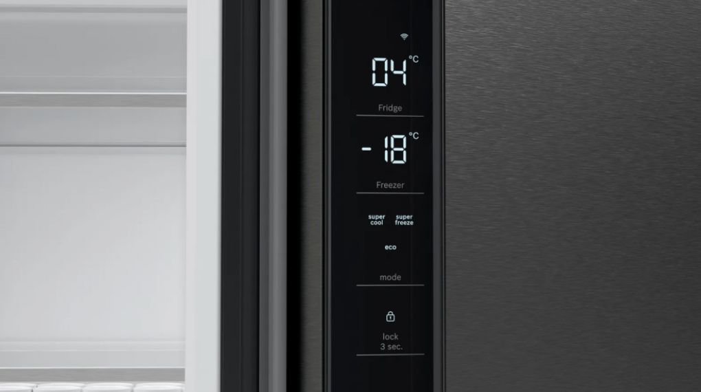 Tủ lạnh Bosch 605 lít KFN96AXEA Series 4 Accent Line - bảng điều khiển 3
