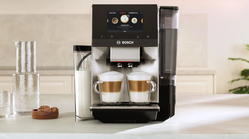 Máy pha cà phê tự động Bosch TQE80703 VeroCafe Series 8 - Tổng quan thiết kế may pha ca phe tu dong bosch tqe80703 verocafe series 8 1 1