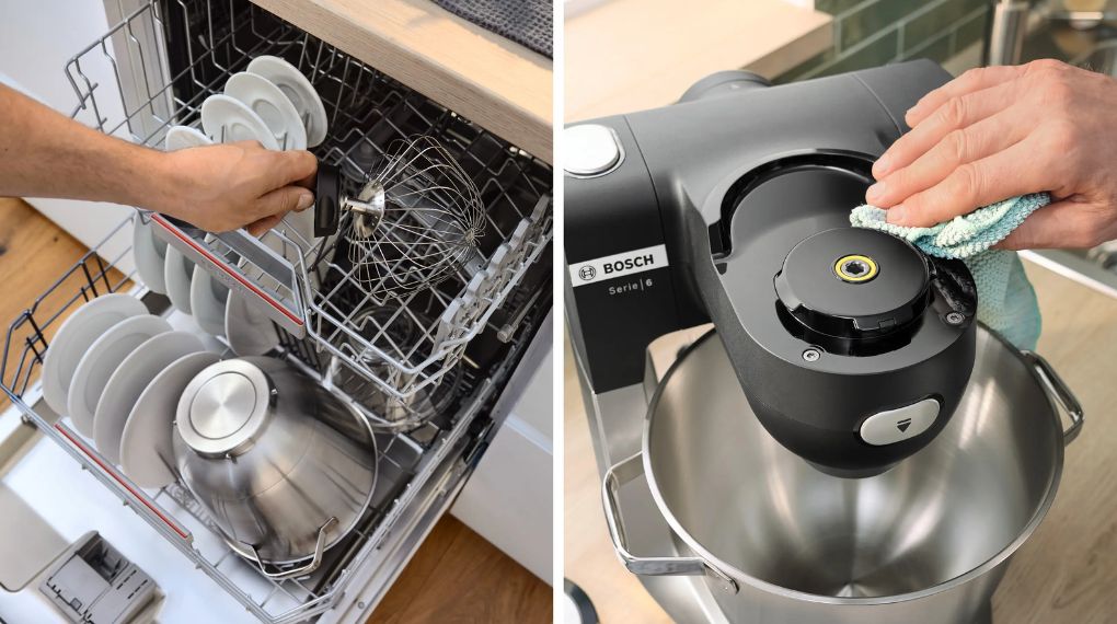 Máy trộn bột đa năng Bosch MUMS6ZS17 1600 W Series 6 - Dễ dàng vệ sinh may tron bot da nang bosch mums6zs17 1600w 6 1