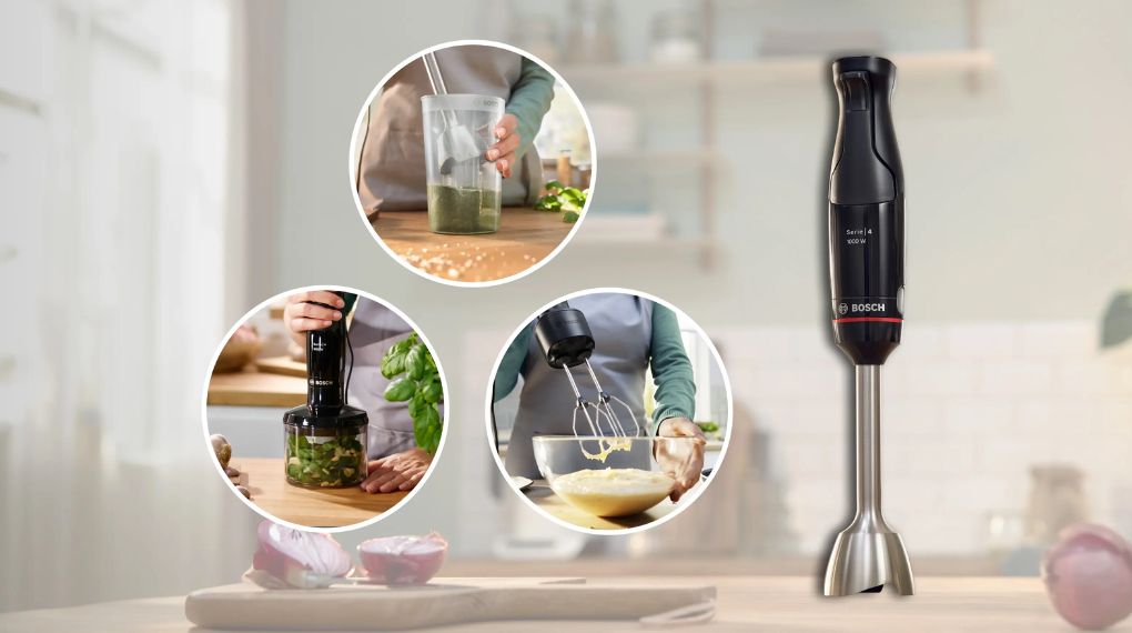 Máy xay cầm tay đa năng Bosch MSM4B624 Series 4 - Tổng quan thiết kế may xay cam tay da nang bosch msm4b624 series 4 1 2