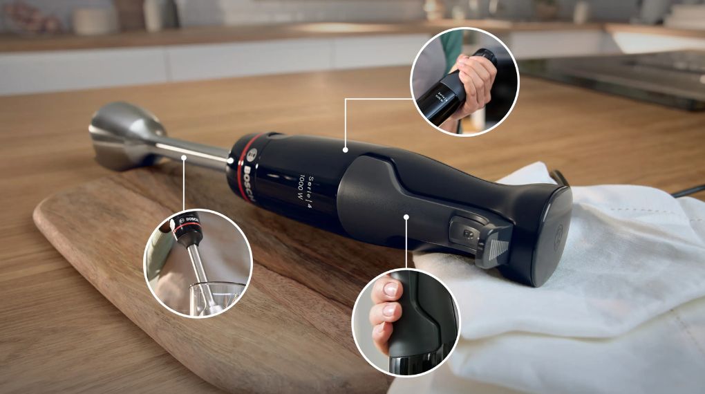 Máy xay cầm tay đa năng Bosch MSM4B624 Series 4 - Bảng điều khiển trực quan may xay cam tay da nang bosch msm4b624 series 4 4 2